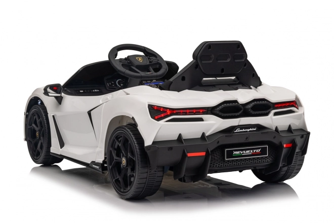 Dětský elektrický vůz Lamborghini Revuelto bílý