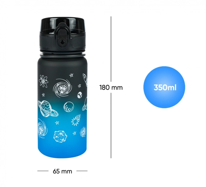 BAAGL Tritanová láhev na pití Gradient Vesmír 350 ml