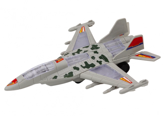 F35 Vojenská stíhačka Truck Řídicí světla Zvuky Grey
