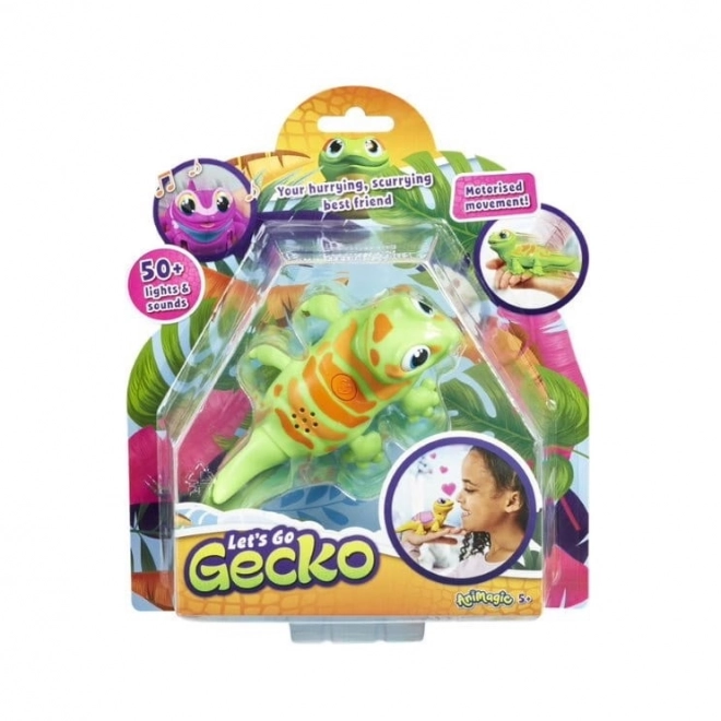Interaktivní hračka Let's Go Gecko