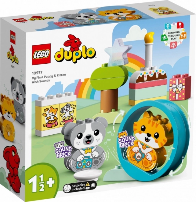 LEGO DUPLO 10977 Moje první štěně a koťátko s odgény zvuky