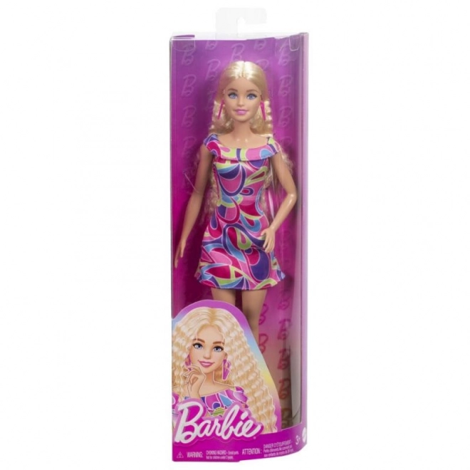 Barbie Modelka - pestrobarevné šaty HRH20
