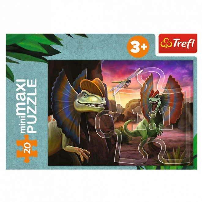 TREFL Puzzle Svět dinosaurů: Parasaurolophus 20 dílků