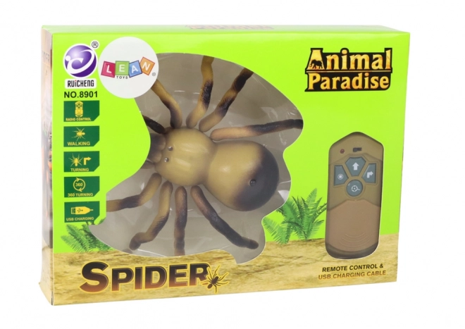 Zábavný zdaleka ovládaný pavouk tarantula