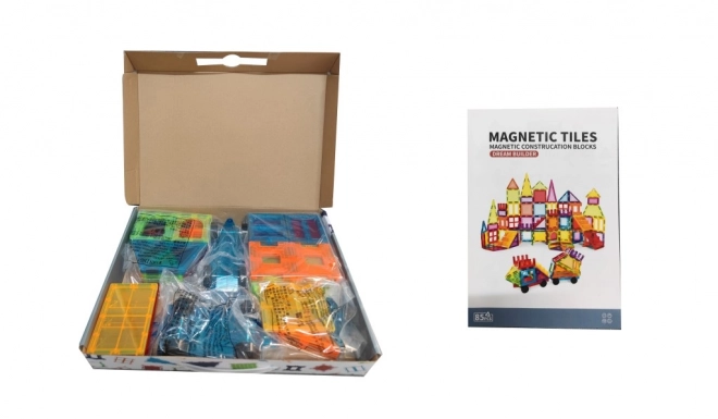 Magnetická stavebnice pro děti 85 ks