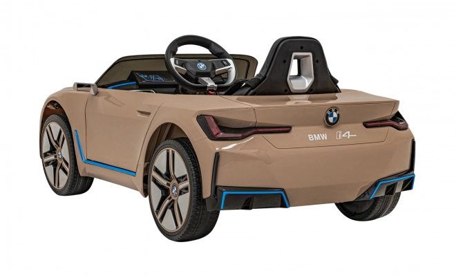 Dětské auto na baterii BMW i4 – Zlaté
