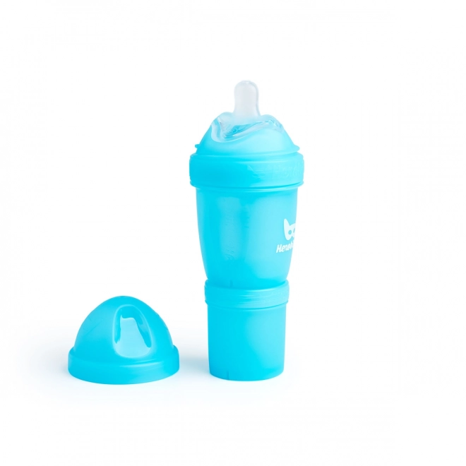 Herobility - Herobottle antikoliková láhev 140 ml, modrá + savička S (0 m+)