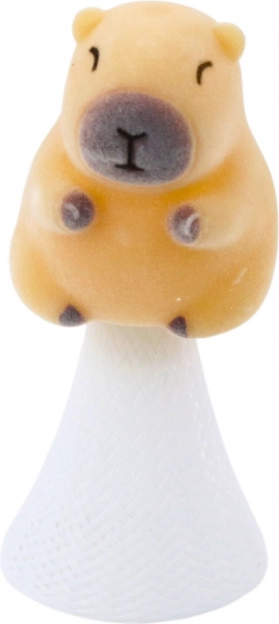 Skákající kapybara Pop Up béžová hnědá 10cm