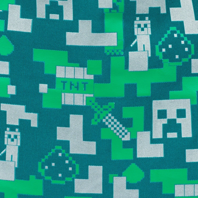 Kapesní batoh se stříbrným Creeperem z MINECRAFT