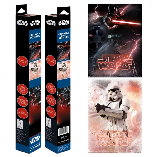 Sada mini plakátů Star Wars (2 ks)