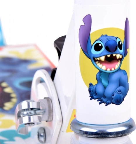 Skládací koloběžka Disney STITCH bílá pro děti do 50 kg