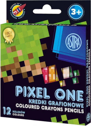 ASTRA kaolínové pastelky PIXEL ONE, 12 ks