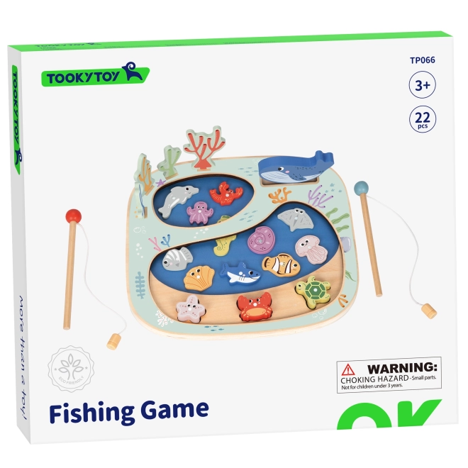 Rybolovná hračka Tooky Toy Montessori