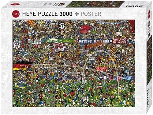 HEYE Puzzle Historie fotbalu 3000 dílků
