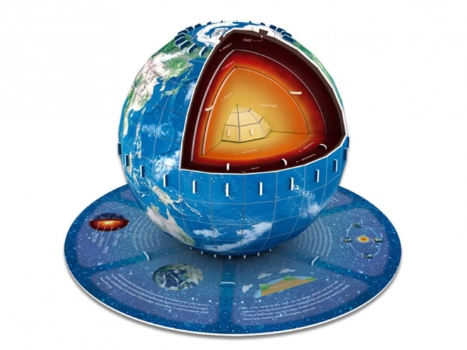 3D puzzle Planeta Země - Struktura 50 dílků