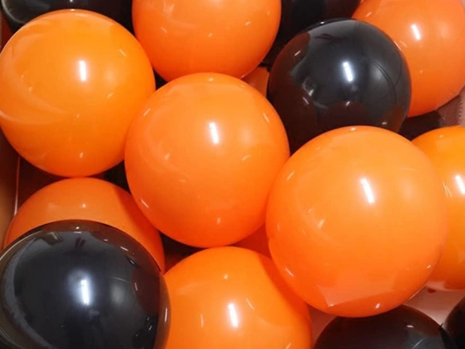 Halloweenské balónky černé a oranžové 20 ks