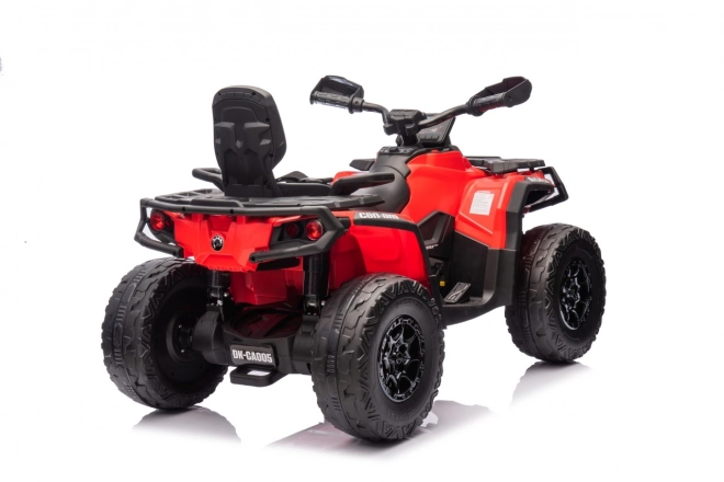 Elektrický dětský čtyřkolka Can-Am Outlander červená
