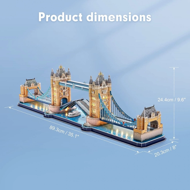 3D puzzle - Tower Bridge vedl
