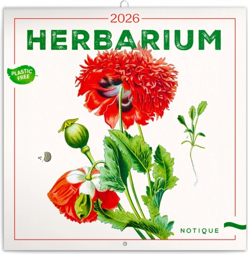 Poznámkový kalendář Herbář 2026