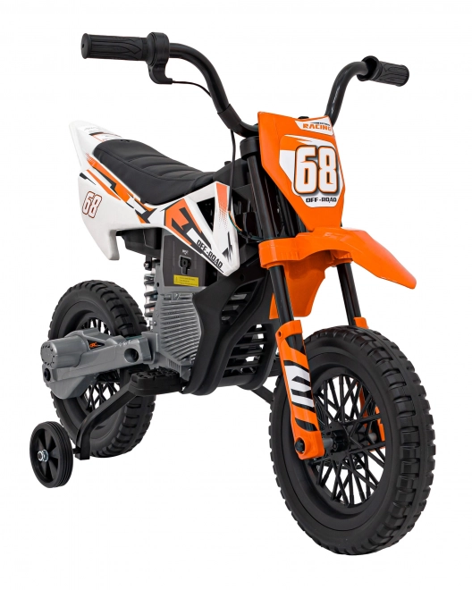 Dětská elektrická motorka Cross Pantone 361C – oranžová