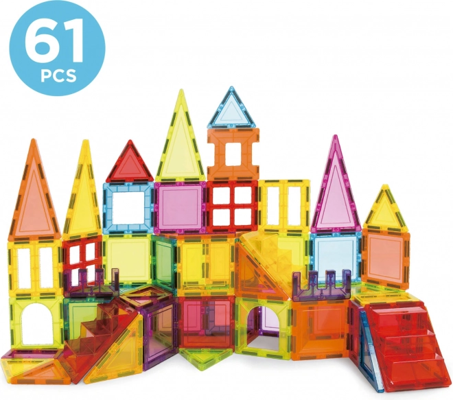 EDUCA Magnetická stavebnice Magnetics 61 díků
