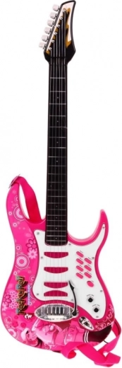 Elektrická kytara se 6 kovovými strunami