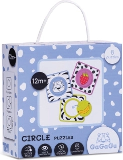 Gagagu vzdělávací puzzle s kolečkem