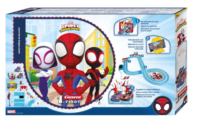 Autodráha s vozidly První Spider Man Spidey Go 2,9 m