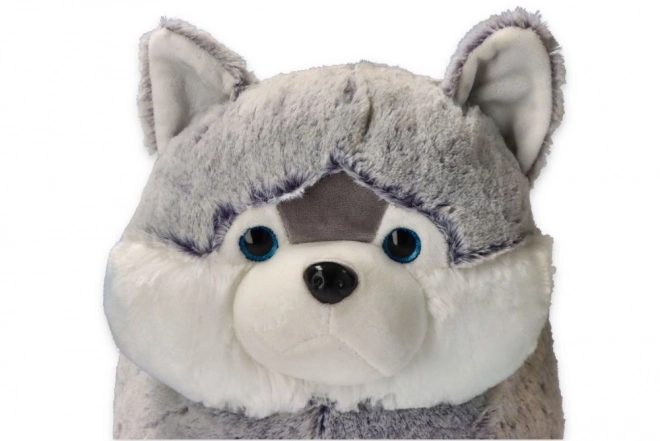 Plyšový polštářek husky
