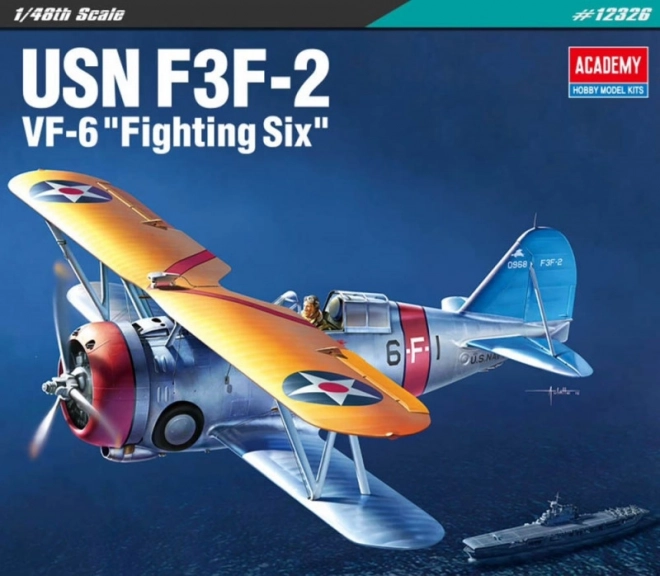 Plastikový model US Navy Fighter F3F-2 1/48