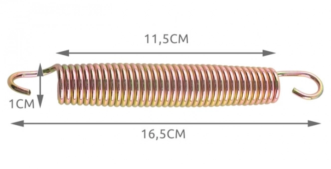 Pružina na trampolínu 165mm - 10ks
