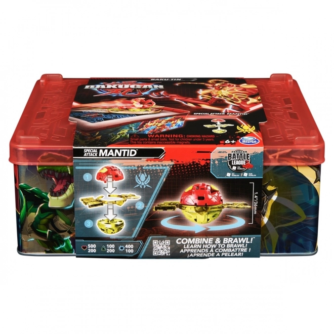 Bakugan sběratelská plechovka figurky