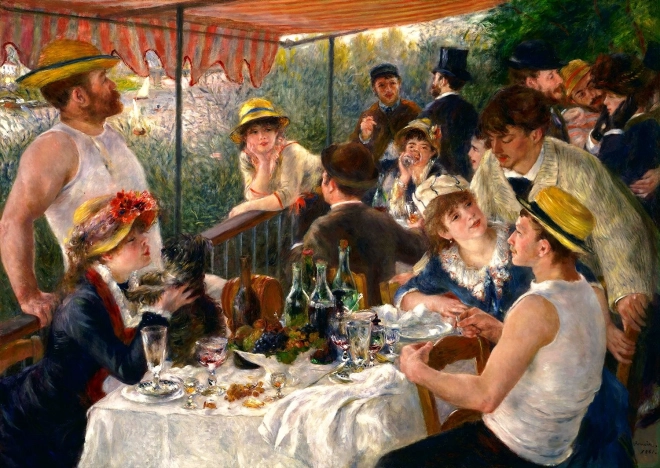 Puzzle Auguste Renoir: Snídaně veslařů