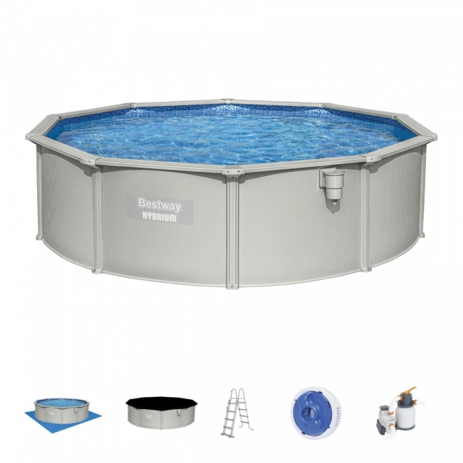 Kruhový bazén Bestway Hydrium 460x120 cm s pískovou pumpou