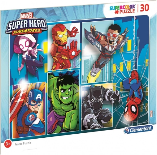Puzzle CLEMENTONI Marvel Super Hero Adventures 30 dílků