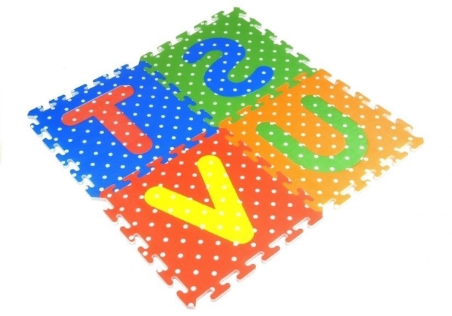 Abeceda a čísla Barevné pěnové puzzle 36 kusů