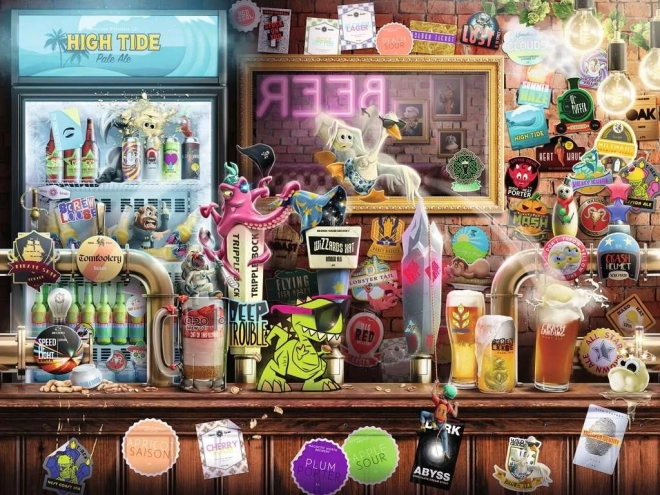 Puzzle řemeslné pivo 1500 dílků
