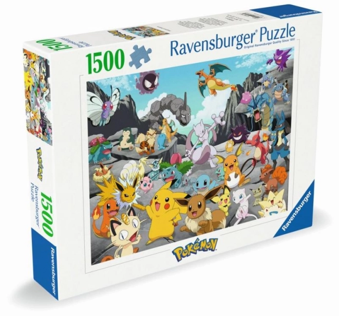 Puzzle 1500 ks Pokemon Classic