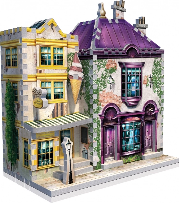 WREBBIT 3D puzzle Harry Potter: Madam Malkinová a Zmrzlinářství Florea 290 dílků
