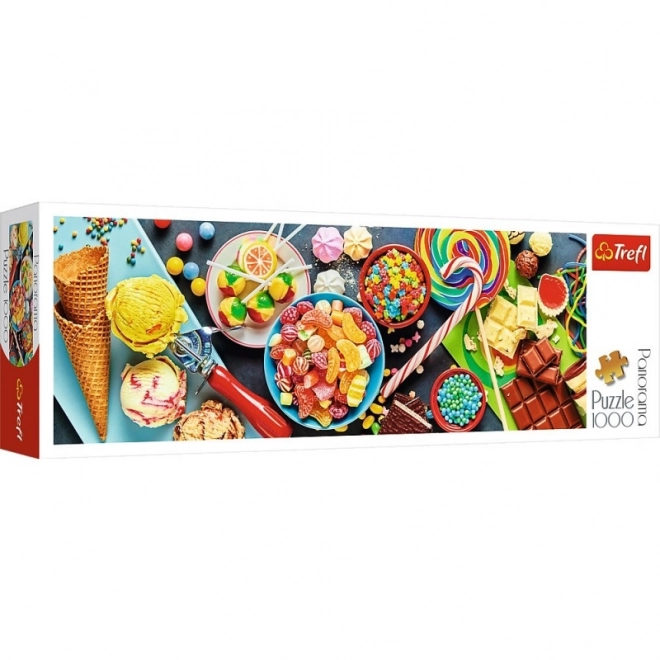 Panoramatické puzzle Sladké potěšení 1000 dílků