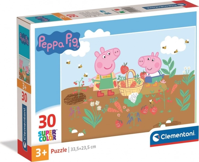 Puzzle Prasátko Peppa 30 dílků