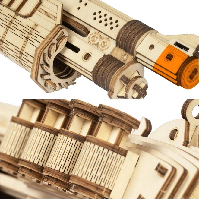 RoboTime 3D dřevěné mechanické puzzle Brokovnice Terminátor