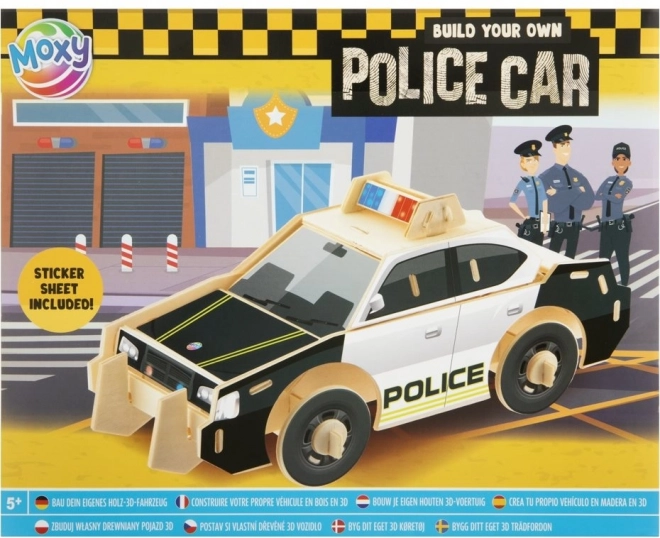 3D puzzle policejní auto MOXY
