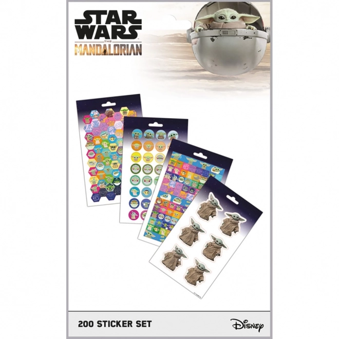 Samolepky Mandalorian - Set 200 ks