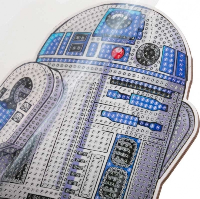 Diamantové malování XL Star Wars: R2-D2