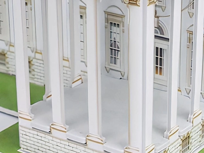 3D prostorové puzzle budovy BÍLÉHO DOMU ZA2529