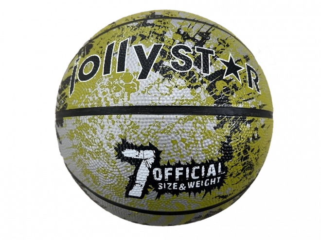 Míč basketbalový JollyStar zelený