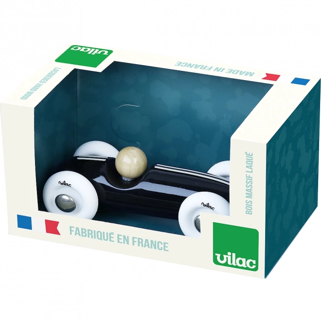 Dřevěné auto Vilac Grand Prix Vintage černé
