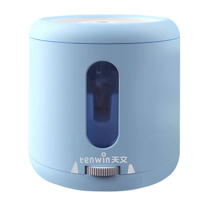 Elektrické ořezávátko Tenwin s USB a zásobníkem v modré barvě