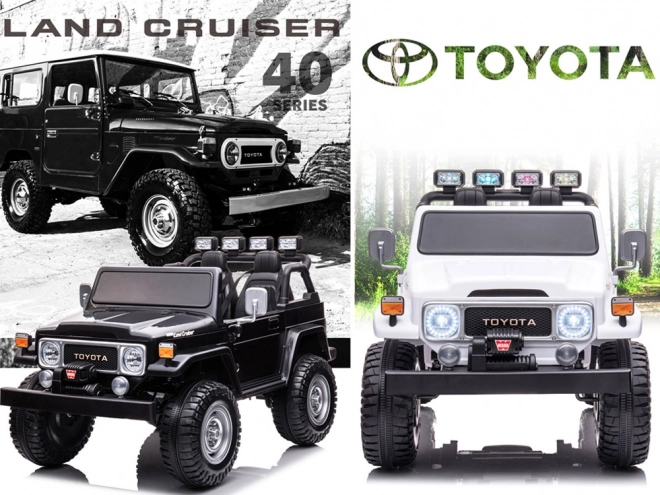 Dětské elektrické auto Toyota Land Cruiser – Černá